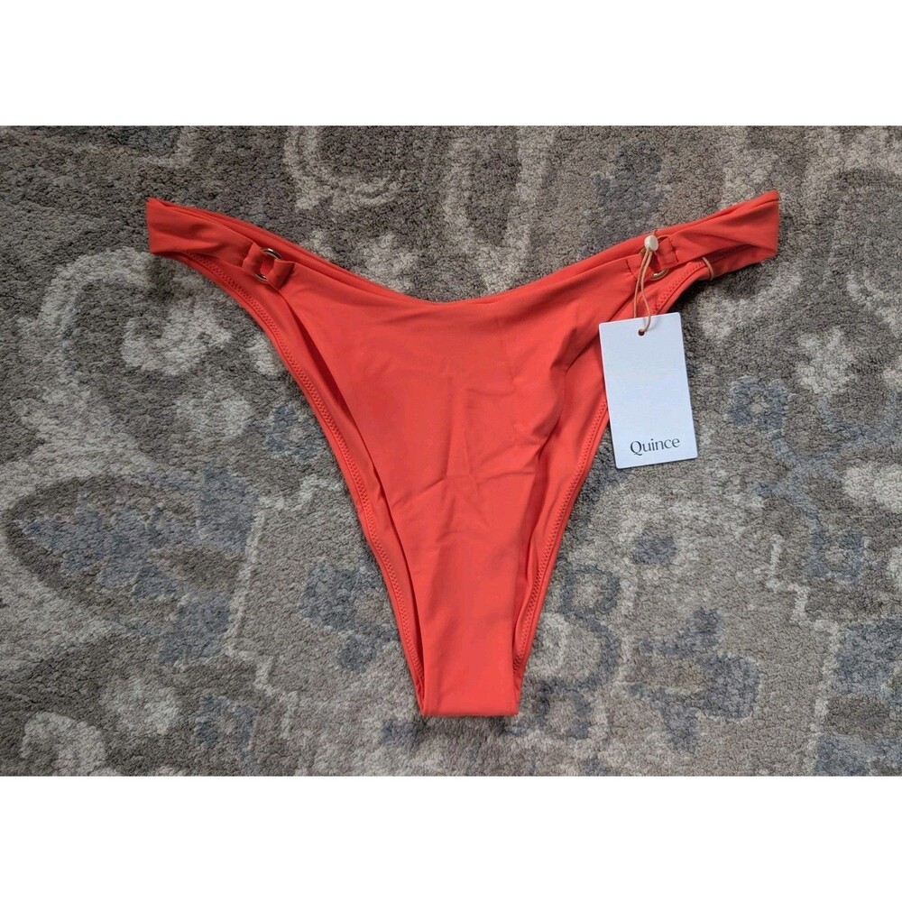 Quince Coral Orange One-Piece Swim